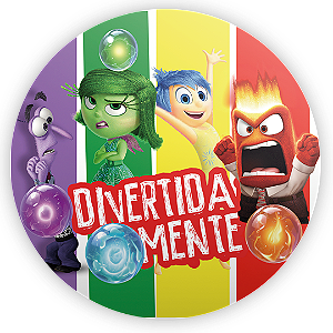 Painel de Mesa - Divertida Mente - Sublimado 3D