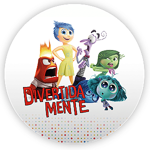 Painel de Mesa - Divertida Mente - Sublimado 3D