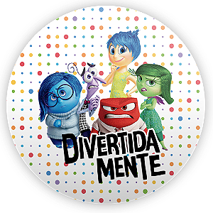 Painel de Mesa - Divertida Mente - Sublimado 3D