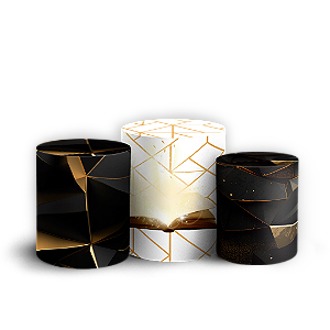 Trio Cilindro - Religioso - Sublimado 3D