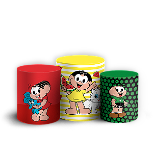 Trio Cilindro - Turma Da Monica - Sublimado 3D