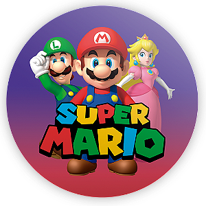 Painel de Mesa - Super Mario  - Sublimado 3D