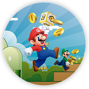 Painel de Mesa - Super Mario  - Sublimado 3D