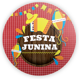 Painel de Mesa - Festa Junina  - Sublimado 3D