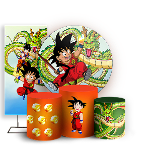 KIT Redondo Trio e Faixa - Dragon Ball Classico