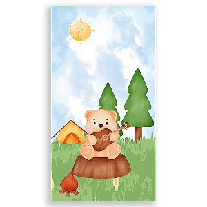 Faixa Lateral - Ursinho - Sublimado 3D