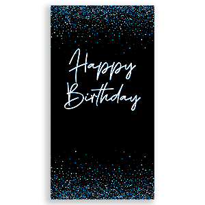 Faixa Lateral - Happy Birthday  - Sublimado 3D