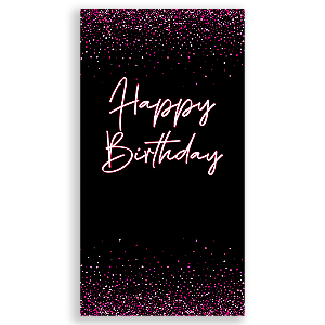 Faixa Lateral - Happy Birthday  - Sublimado 3D