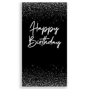 Faixa Lateral - Happy Birthday  - Sublimado 3D