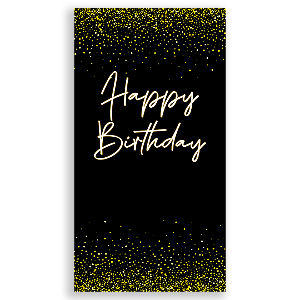 Faixa Lateral - Happy Birthday  - Sublimado 3D