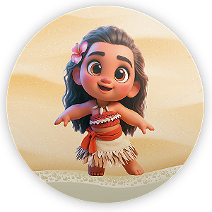 Painel de Mesa - Moana - Sublimado 3D
