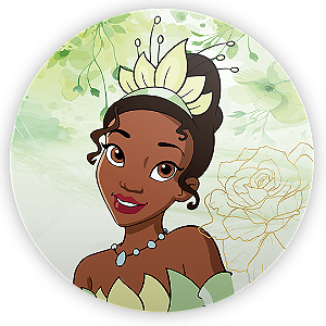 Painel de Mesa - Princesa Tiana - Sublimado 3D