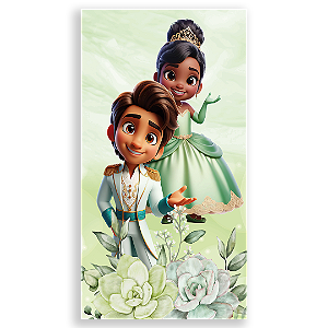 Faixa Lateral - Princesa Tiana - Sublimado 3D