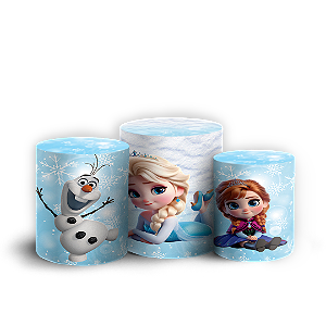 Trio Cilindro - Frozen - Sublimado 3D