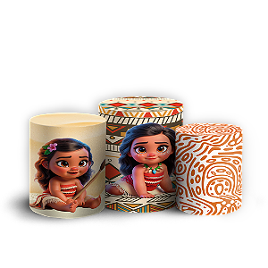 Trio Cilindro - Moana - Sublimado 3D
