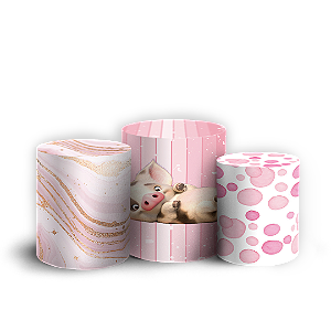 Trio Cilindro - Moana - Sublimado 3D