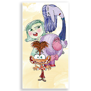 Faixa Lateral - Divertida Mente - Sublimado 3D