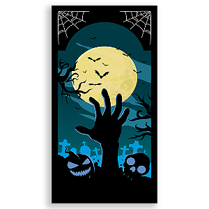 Faixa Lateral - Halloween - Sublimado 3D