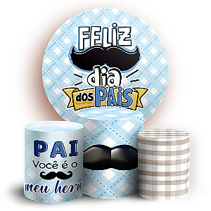 KIT Redondo e Trio - Dia Dos Pais - Sublimado 3D