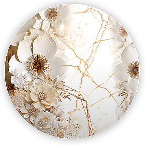 Painel de Mesa - Floral - Sublimado 3D