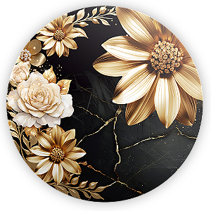 Painel de Mesa - Floral - Sublimado 3D