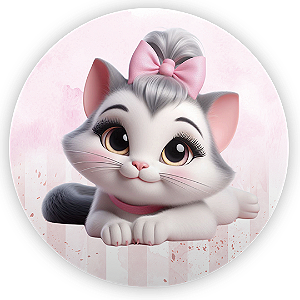 Painel de Mesa - Gatinha - Sublimado 3D