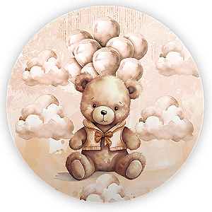 Painel de Mesa - Urso Marrom - Sublimado 3D