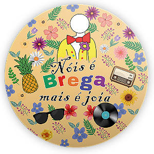 Painel de Mesa - Festa Junina Nois e Brega - Sublimado 3D
