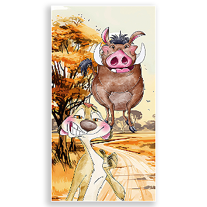 Faixa Lateral - Rei Leao - Sublimado 3D