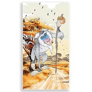 Faixa Lateral - Rei Leao - Sublimado 3D