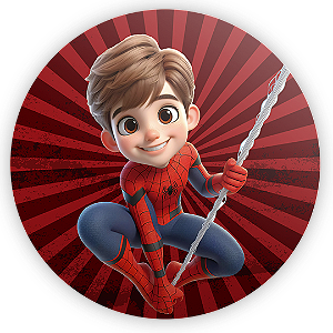Painel de Mesa - Homem Aranha - Sublimado 3D