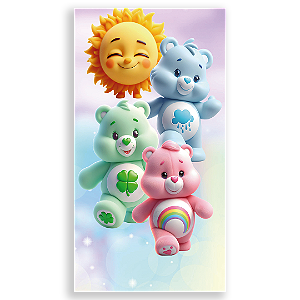 Faixa Lateral - Ursinhos - Sublimado 3D