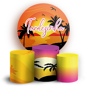 KIT Redondo e Trio - Tardezinha - Sublimado 3D