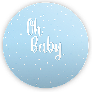 Painel de Mesa - Oh Baby - Sublimado 3D