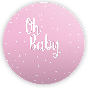 Painel de Mesa - Oh Baby - Sublimado 3D