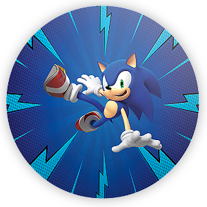 Painel de Mesa - Sonic - Sublimado 3D