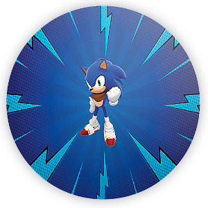 Painel de Mesa - Sonic - Sublimado 3D
