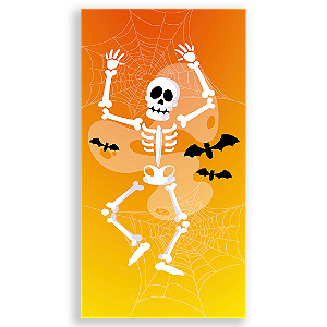 Faixa Lateral - Dia das Bruxas Halloween - Sublimado 3D