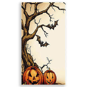 Faixa Lateral - Dia das Bruxas Halloween - Sublimado 3D