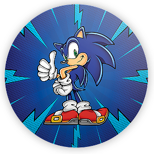 Painel de Mesa - Sonic - Sublimado 3D