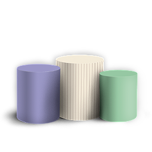 Trio Cilindro - Oh Baby - Sublimado 3D