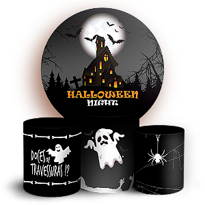 KIT Redondo e Trio - Dia das Bruxas Halloween - Sublimado 3D