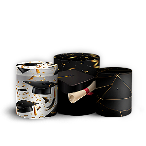 Trio Cilindro - Formatura - Sublimado 3D + Elástico