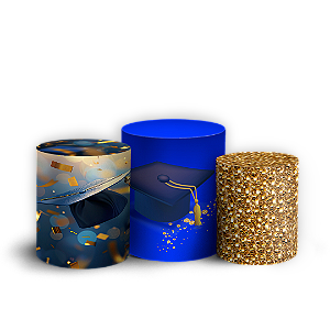 Trio Cilindro - Formatura - Sublimado 3D + Elástico