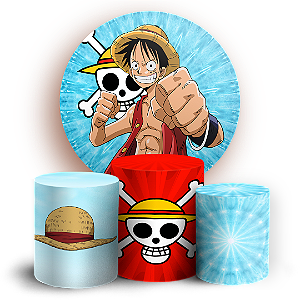 KIT Redondo e Trio - One Piece - Sublimado 3D