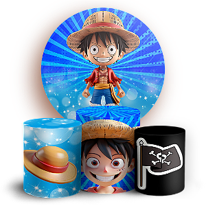 KIT Redondo e Trio - One Piece - Sublimado 3D
