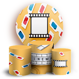 KIT Redondo e Trio - Cinema - Sublimado 3D
