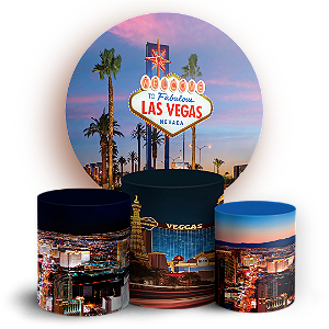 KIT Redondo e Trio - Las Vegas - Sublimado 3D