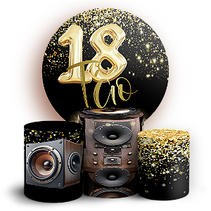 KIT Redondo e Trio - 18 Anos - Sublimado 3D