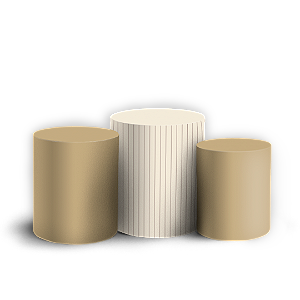 Trio Cilindro - Oh Baby - Sublimado 3D + Elástico